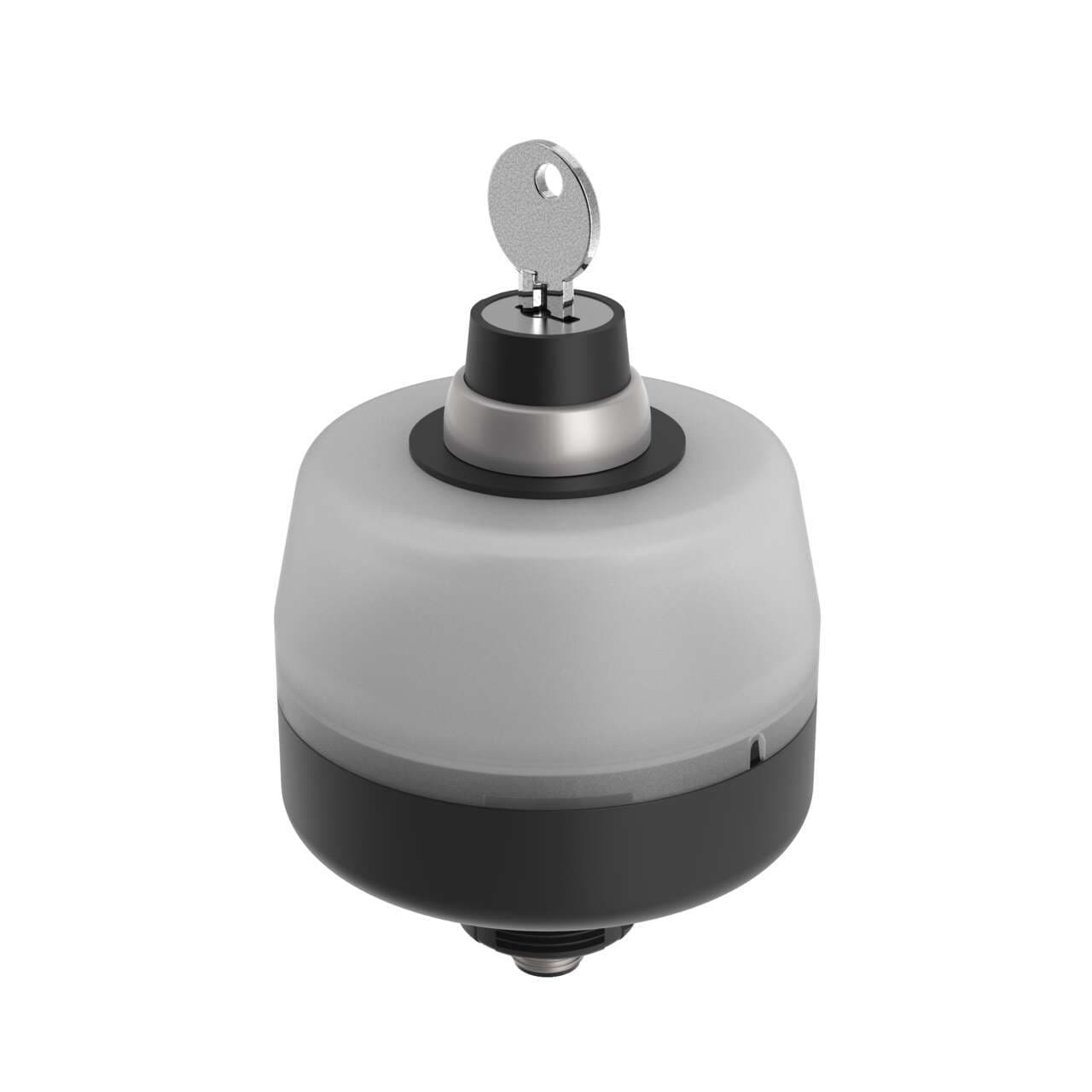 Banner OS80K2LX3XR1MQP Banner OS80K2LX3XR1MQP - OS80 Operator Station: Key Switch; 2-Position; On-Off; 1-Color; Voltage: 12-30 V dc; Housing: Polycarbonate; IP40; Output: PNP 1 NO; Color: Red; 1 m (40 in) 5-pin M12 PVC Pigtail QD; Laser marked: Auto., Maint OS80K2LX3XR1MQP on Powermatic Associates