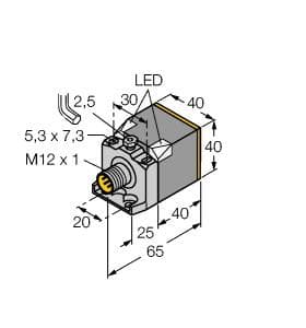Turck BI15-CK40-AD4X-H1141 W/BS 2.1 BI15-CK40-AD4X-H1141 W/BS 2.1 Turck - BI15-CK40-AD4X-H1141 W/BS 2.1 Inductive Sensor BI15-CK40-AD4X-H1141 W/BS 2.1 on Powermatic Associates