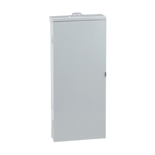 Schneider Electric HOM3060M200PRB Square D by Schneider Electric HOM3060M200PRB is a load center designed for single-phase (1PH) networks. It features a welded galvannealed steel enclosure and a tin-plated aluminum busbar. This load center has dimensions of H858mm x W375mm x D115mm (H33.78" x W14.76" x D4.53"), offering 30 spaces for up to 60 single pole circuits or 30 tandem breakers. It is equipped with lugs for connection, supports a rated current of 200A, and operates at a rated voltage of 120Vac/240Vac. The HOM3060M200PRB is protected to a NEMA 3R degree, ensuring its suitability for various environments. HOM3060M200PRB on Powermatic Associates