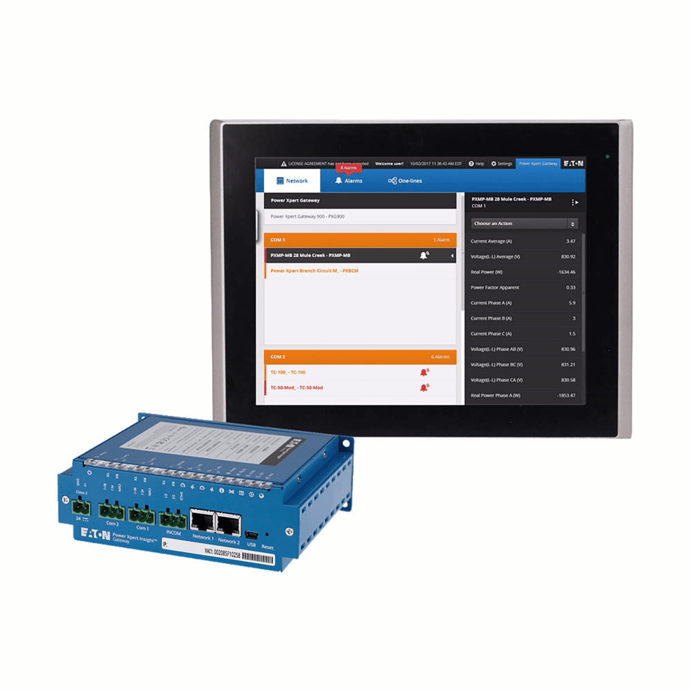 Eaton PXG900-2C PXG900-2C Eaton - Power Xpert Gateway 900 in NEMA 12 Enclosure W/600 VAC CPT PXG900-2C on Powermatic Associates