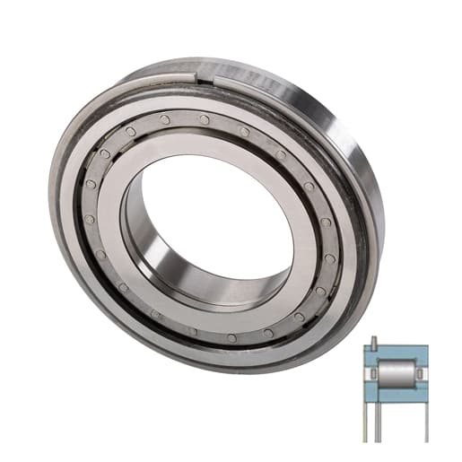 NSK MSN1211REX 55MM Bore; Straight Bore Profile; 100MM Outside Diameter; 21MM Width; Steel Cage Material; RBEC 1 | ISO P0; Single Row; Not Separable; Snap Ring; Relubricatable; C0-Medium Internal Clearance; Retainer MSN1211REX on Powermatic Associates