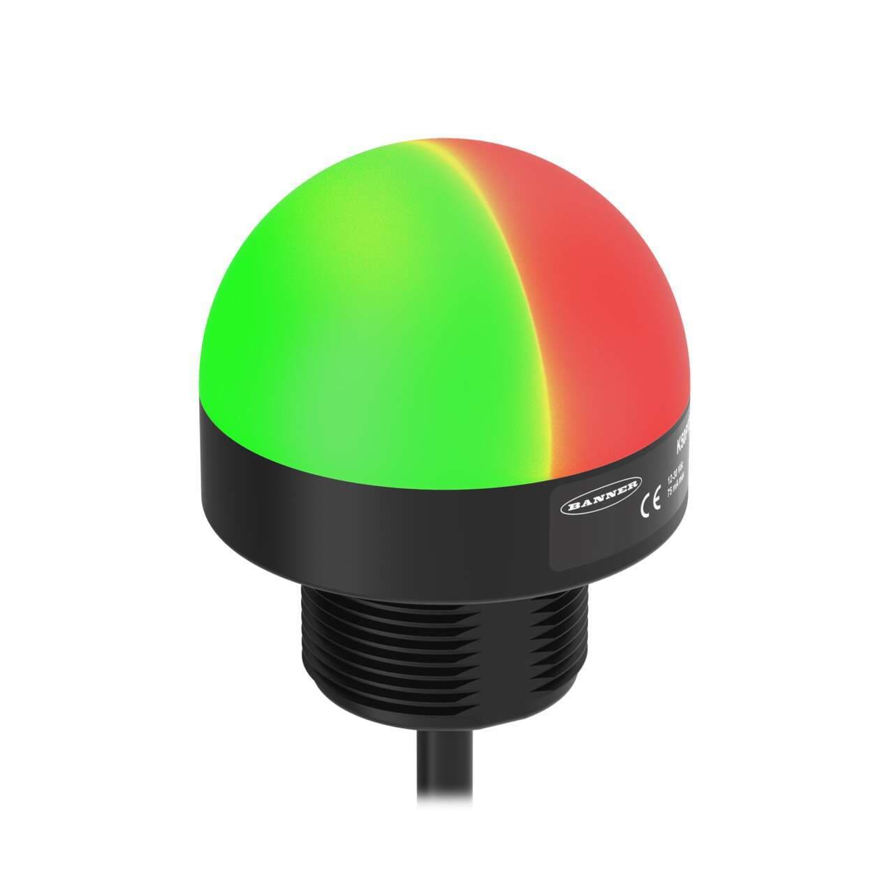 Banner K50L2RGB7 K50 Pro Series: 7-color RGB Indicator; Voltage: 10-30 V dc; Housing: Polycarbonate; IP66 IP67 IP69K; Input: Bimodal; Colors: Multicolor; 2 m (6.5 ft) Integral Cable K50L2RGB7 on Powermatic Associates