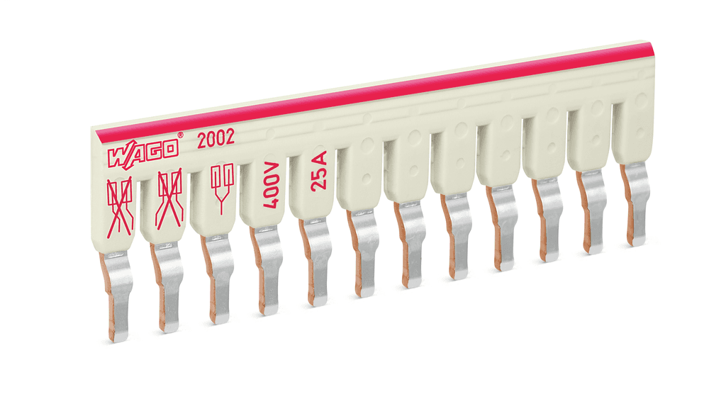 WAGO 2002-482 2002-482 WAGO - TOPJOB®S staggered jumper; for 2002 and 2003 series; insulated; 12-way; light-gray 2002-482 on Powermatic Associates