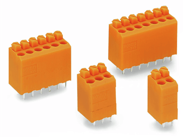 WAGO 735-122 735-122 WAGO - PCB terminal block; push-button; 1.5 mm²; Pin spacing 3.81 mm; 2-pole; PUSH WIRE®; 1,50 mm²; orange 735-122 on Powermatic Associates