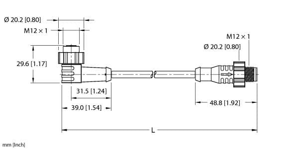 Turck EKWT001-ESRT001-A5.500-GU24-0.5 EKWT001-ESRT001-A5.500-GU24-0.5 Turck - EKWT001-ESRT001-A5.500-GU24-0.5 Actuator and Sensor Cordset, Extension Cable EKWT001-ESRT001-A5.500-GU24-0.5 on Powermatic Associates