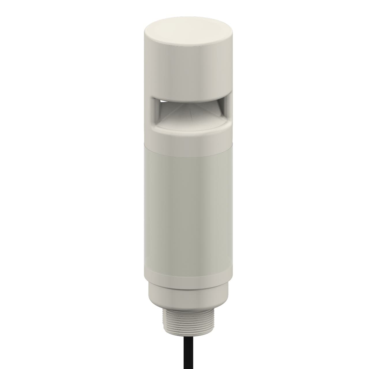 Banner CL50GXXAOS3PCQP Column Light: Gray Housing: 1-Color Sealed Omni-directional Pulsed Audible Indicator, Voltage: 18-30 V dc; Environ. Rating: IP67, Input: PNP; Colors: Green, Euro 5-pin 150 mm (6 in) PVC Pigtail CL50GXXAOS3PCQP on Powermatic Associates