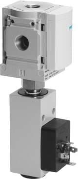 Festo 529556 branching module MS4-FRM-1/4-Y Includes pressure switch without indicator, direction of flow: from left to right. Assembly position: Any, Design structure: Branching module, Operating pressure: 0 - 12 bar, Standard nominal flow rate in main flow direction 529556 on Powermatic Associates