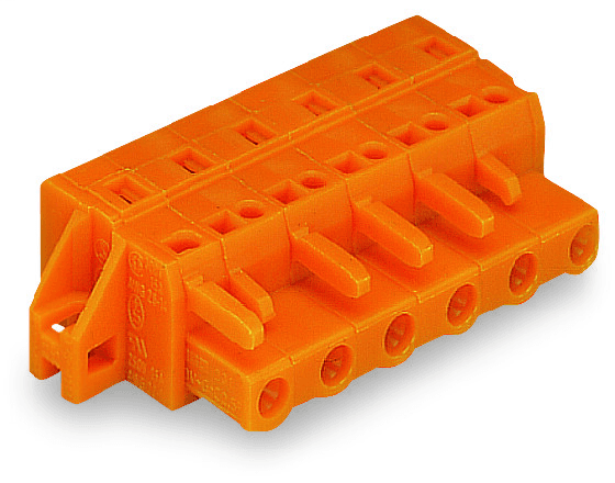 WAGO 231-708/031-000 231-708/031-000 WAGO - 1-conductor female connector; CAGE CLAMP®; 2.5 mm²; Pin spacing 7.62 mm; 8-pole; clamping collar; 2,50 mm²; orange 231-708/031-000 on Powermatic Associates