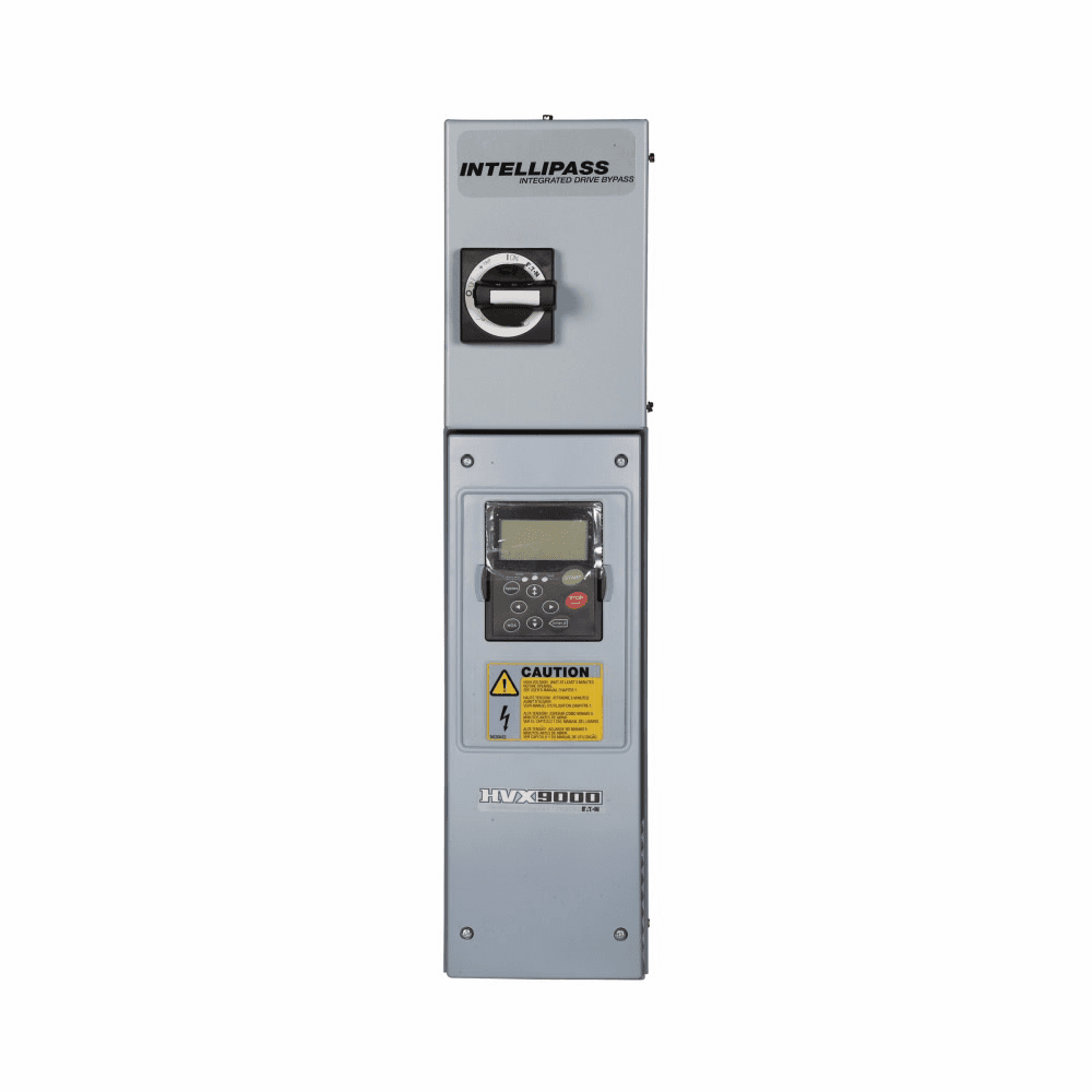 Eaton HVX00714BARB HVX00714BARB Eaton - HVX 9000 Enclosed Drive, 7.5 hp, NEMA 1, 480V, Internal brake chopper, Options: Manual IOB Bypass Controller, Frame size 4, 12A, Enclosure size 0 HVX00714BARB on Powermatic Associates