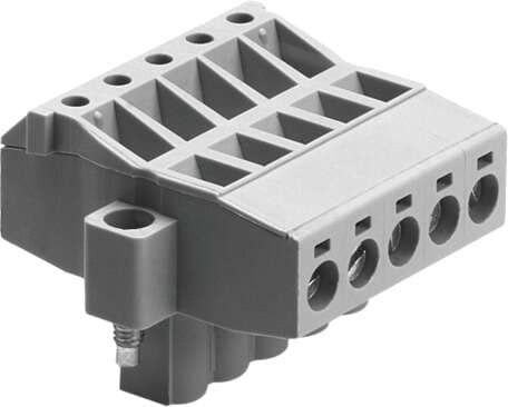 Festo 525635 bus connection FBSD-KL-2X5POL For CPV Direct valve terminal, screw terminals, 2 x 5-pole Mounting type: with through hole, Assembly position: Any, Product weight: 20 g, Electrical connection: (* 5-pin / 5-pin, * Angled socket / screw terminal), Operating 525635 on Powermatic Associates