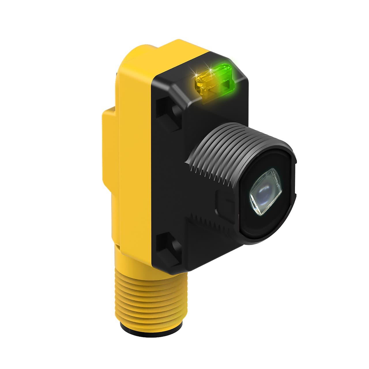 Banner QS186LE12Q7 Class 1 Laser photo-electric emitter with opposed (horizontal) system - Banner Engineering (WORLD-BEAM series - QS186LE series) - Part #27999 - Visible red light (650nm) - Supply voltage 10Vdc-30Vdc (12Vdc / 24Vdc nom.) - Pre-equipped with 4-pin Pico-styl QS186LE12Q7 on Powermatic Associates