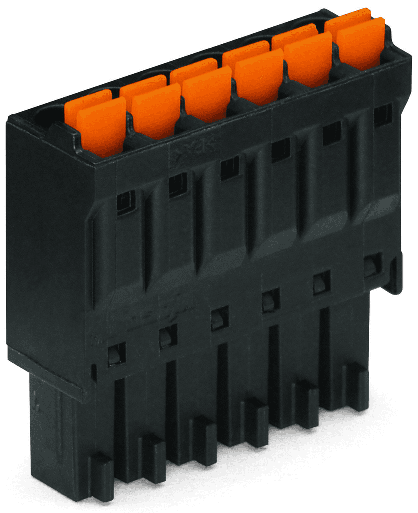 WAGO 714-102 714-102 WAGO - 1-conductor female connector; push-button; 1.5 mm²; Pin spacing 3.5 mm; 2-pole; 1,50 mm²; black 714-102 on Powermatic Associates