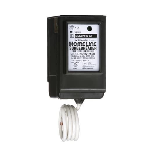 Schneider Electric HOM2175SB Square D by Schneider Electric HOM2175SB is a load center designed for use with a secondary surge arrestor. It has a rated current of 5A and operates at a rated voltage of 120Vac/240Vac. This load center is protected by a NEMA 1 enclosure and is suitable for single-phase (1PH) electrical networks. HOM2175SB on Powermatic Associates