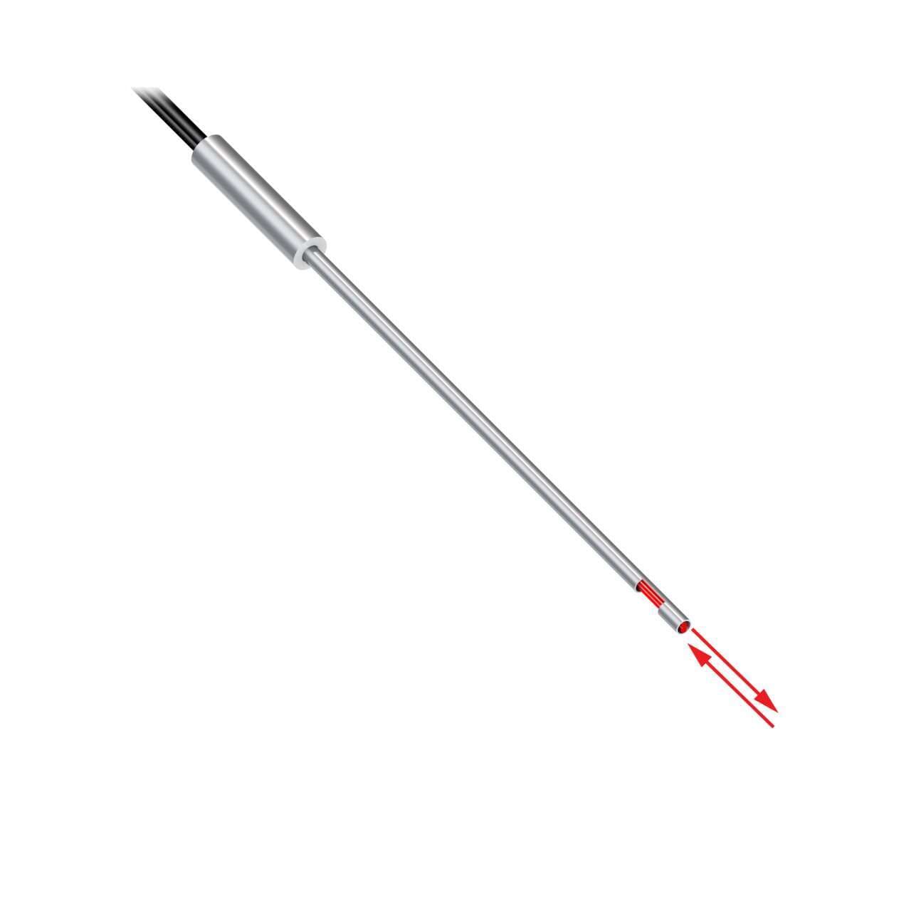 Banner PBPS26U Plastic Fiber, Diffuse Reflective; Core Dia.: 0.5 mm; Fiber Length 2 m; Probe, Sideview; Free cut PBPS26U on Powermatic Associates