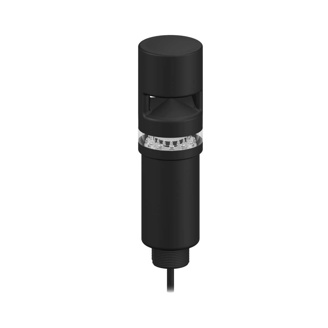 Banner TL50BLZR2AOS4 Beacon Tower Light: 1-Color Sealed; Omnidirectional Staccato Audible Indicator; Voltage: 100-240 V ac; Environmental Rating: IP67; Colors: Red flash; 2 m (6.5 ft) Integral Cable TL50BLZR2AOS4 on Powermatic Associates