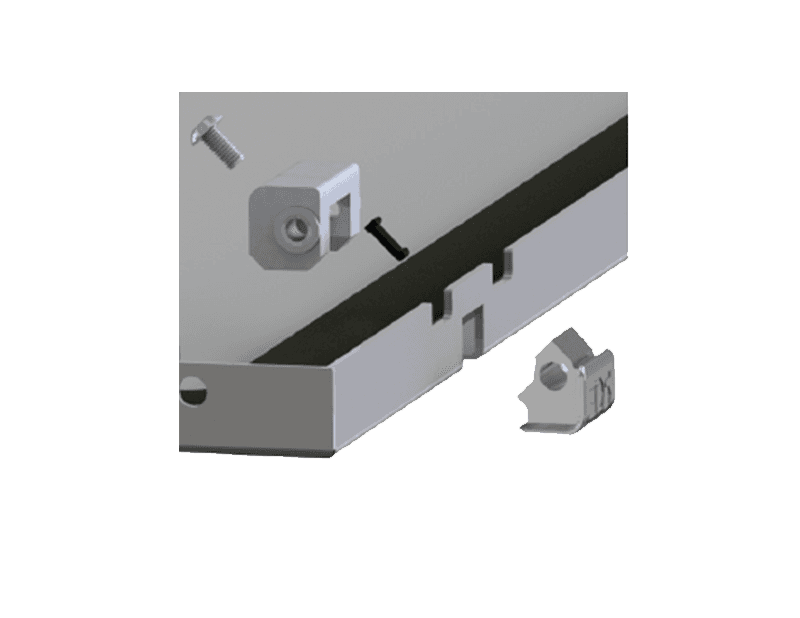 Saginaw Control SCE-DHA12 12 ga, Door Hinge Assembly (2pcs), Height:6.00", Width:6.00", Depth:1.00",  SCE-DHA12 on Powermatic Associates