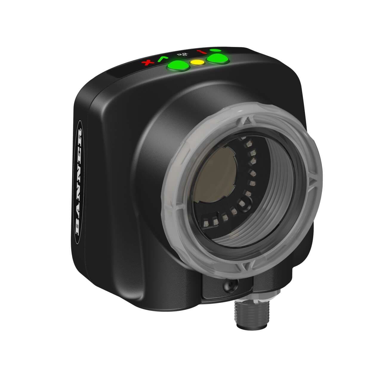 Banner IVU2PTG-808141 Banner IVU2PTG-808141 - iVu PLUS TG Gen2 Sensor with Ethernet; Red Ring Light and 8 mm Lens; Requires Power Cordset and Bracket; Ethernet and USB Cordset Optional IVU2PTG-808141 on Powermatic Associates