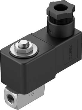Festo 1491971 solenoid valve VZWD-L-M22C-M-N18-50-V-2AP4-5-R1 Directly actuated, NPT1/8" connection. Design structure: Directly actuated poppet valve, Type of actuation: electrical, Sealing principle: soft, Assembly position: Any, Mounting type: Line installation 1491971 on Powermatic Associates
