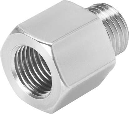 Festo 9624 adapter AD-1/8NPT-G1/8-I Female thread one one side, male thread on the other. Nominal size: 5,95 mm, Operating pressure complete temperature range: -0,95 - 10 bar, Corrosion resistance classification CRC: 1 - Low corrosion stress, Ambient temperature: -1 9624 on Powermatic Associates