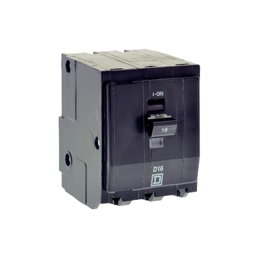 Schneider Electric QOXD340 Square D by Schneider Electric QOXD340 is a Miniature Circuit Breaker (MCB) designed for branch circuit protection. It features a plug-in mounting mode and a plug-in connection type, facilitating easy installation. This MCB is rated for a current of 40A and can operate at a rated voltage of 240V to 415V AC. It is a 3 Pole circuit breaker, suitable for three-phase applications, with a short circuit breaking rating of 3kA at 415Vac. The QOXD340 is equipped with press plate terminals for secure wire connection. QOXD340 on Powermatic Associates
