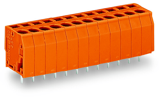 WAGO 739-162 739-162 WAGO - PCB terminal block; 2.5 mm²; Pin spacing 5.08 mm; 12-pole; CAGE CLAMP®; 2,50 mm²; orange 739-162 on Powermatic Associates