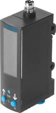 Festo 540205 pressure sensor SDE3-D2Z-B-HQ4-2P-M8 With M8 plug version. Authorisation: (* RCM Mark, * c UL us - Recognized (OL)), CE mark (see declaration of conformity): to EU directive for EMC, Materials note: (* Free of copper and PTFE, * Conforms to RoHS), Measure 540205 on Powermatic Associates