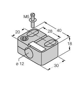 Turck BST-12N BST-12N Turck - BST-12N Accessories, Mounting Clamp BST-12N on Powermatic Associates