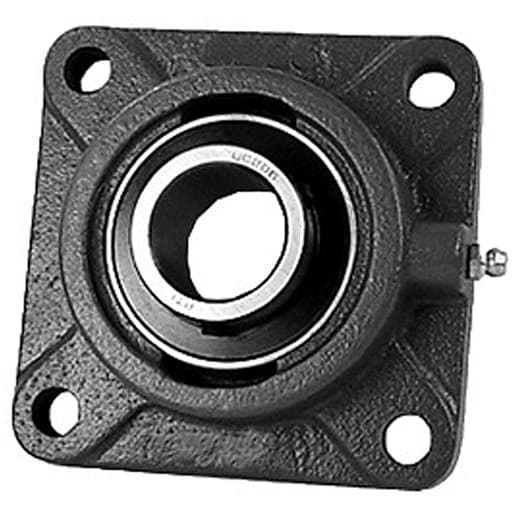 NSK UCF207D1 X Flange Block Bearing; 35MM Bore; 130MM Bolt Circle Diameter; 4 Bolt; 92MM Bolt Spacing; 1 Piece Solid; Set Screw Mount; Cast Iron; Ball Bearing; 42.9MM Length Thru Bore; Relubricatable; Single Lip Contact Seal; Square Shape UCF207D1 X on Powermatic Associates