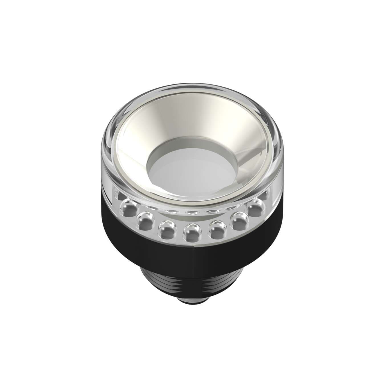 Banner K50BCLXRX2PQ-26666 K50 Beacon EZ-LIGHT PWM Dimmable: 1-Color Perimeter & Top View; Voltage: 12-30 V dc Housing: Polycarbonate IP69K; Input: PNP Colors: Red; 4-pin M12 Integral QD K50BCLXRX2PQ-26666 on Powermatic Associates