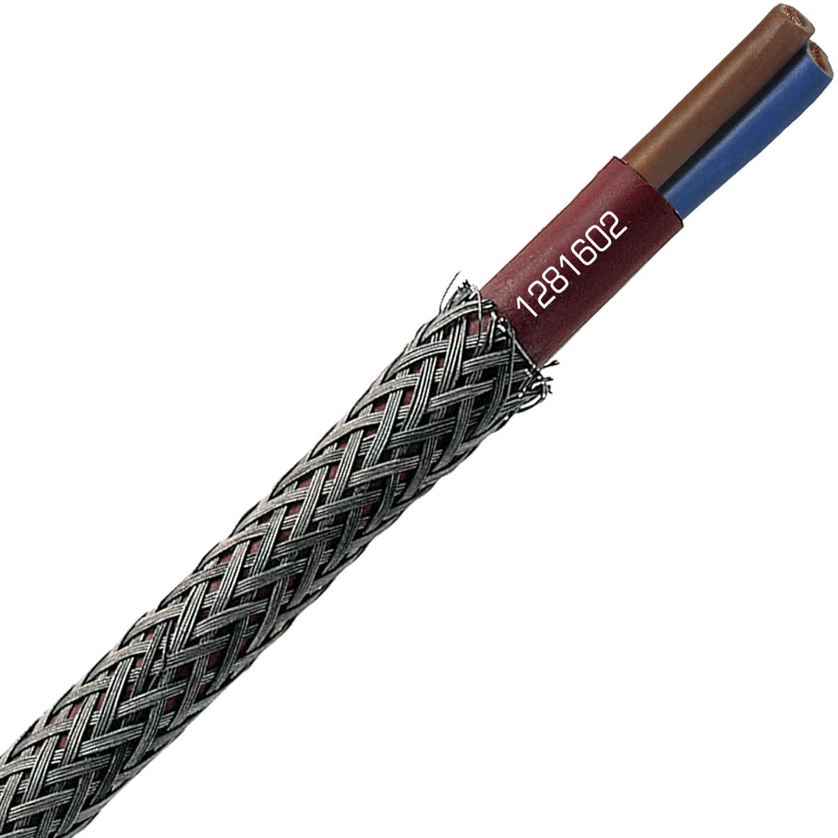 SAB 1281602 SC 600 HDTRS - 16 AWG/2c, high temperature steel wire shield silicone cable, UL CSA, CE, RoHS 1281602 on Powermatic Associates