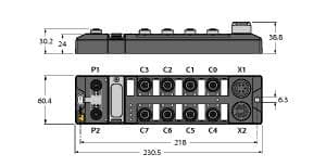 Turck TBEN-L5-16DIP TBEN-L5-16DIP Turck - TBEN-L5-16DIP Compact Multiprotocol I/O Module for Ethernet, 16 Digital PNP Inputs TBEN-L5-16DIP on Powermatic Associates