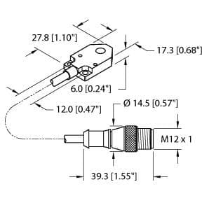Turck BI3-Q06-AP6X2-0.2-RS4T BI3-Q06-AP6X2-0.2-RS4T Turck - BI3-Q06-AP6X2-0.2-RS4T Inductive Sensor BI3-Q06-AP6X2-0.2-RS4T on Powermatic Associates