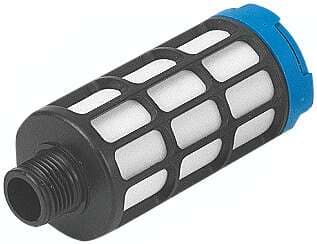 Festo 2312 silencer U-1 For reducing noise and avoiding contamination at the exhaust ports of pneumatic components. Assembly position: Any, Operating pressure: 0 - 10 bar, Flow rate to atmosphere: 20800 l/min, Operating medium: Compressed air in accordance with ISO8 2312 on Powermatic Associates
