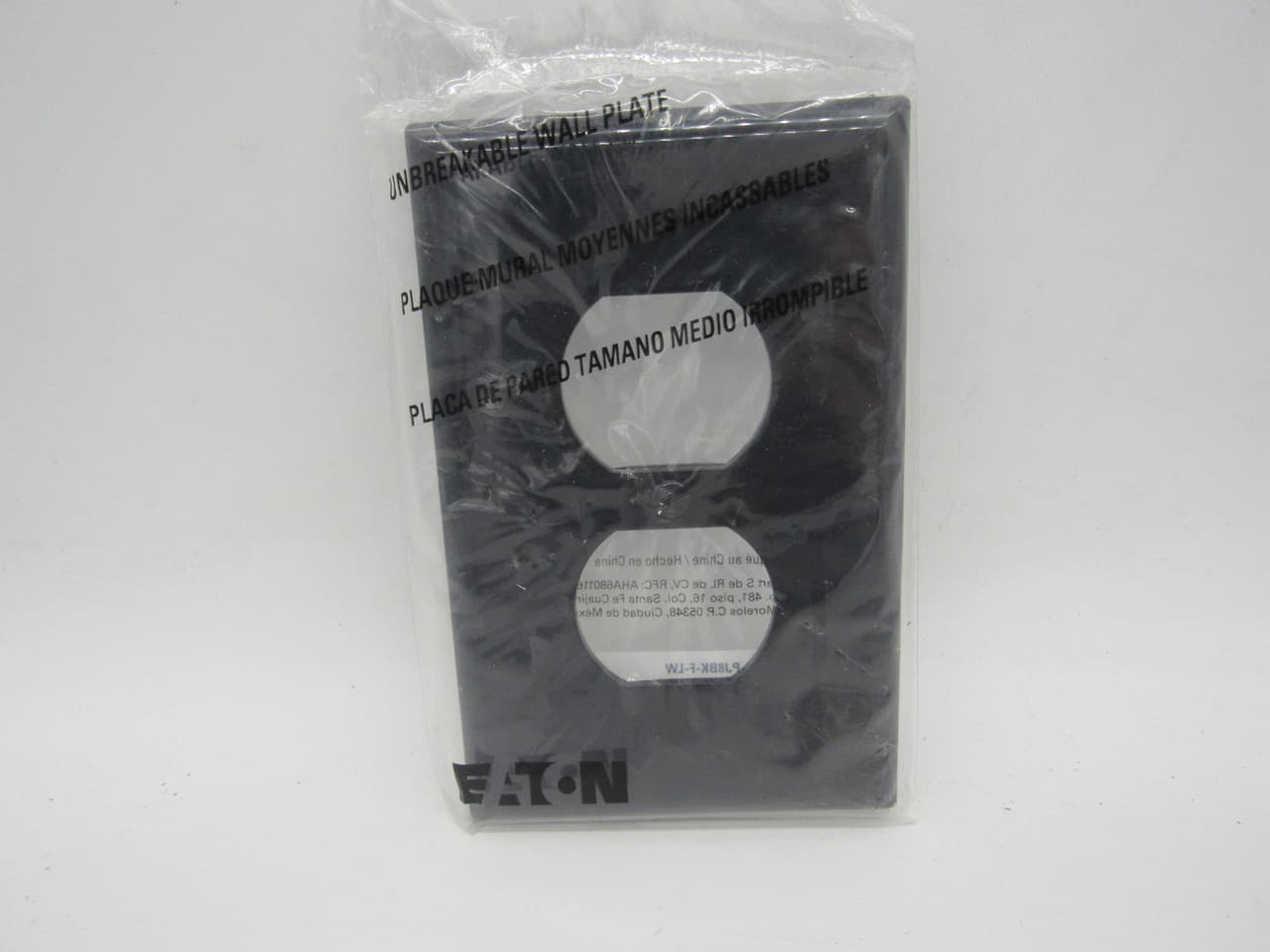 Eaton PJ8BK-F-LW Eaton PJ8BK-F-LW Wallplates and Accessories Wallplate Black EA PJ8BK-F-LW on Powermatic Associates