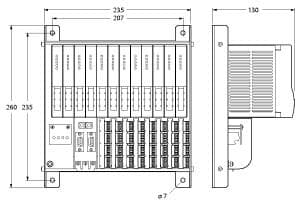 Turck MT08-3G MT08-3G Turck - MT08-3G excom I/O System, Module Rack for 8 Modules, Zone 2 MT08-3G on Powermatic Associates
