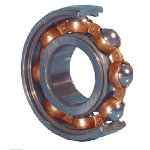 NSK 6844M Single Row Ball Bearing; 220MM Bore; 270MM Outside Diameter; 24MM Outer Race Width; Open; ABEC 1 | ISO P0; No Filling Slot; No Snap Ring; C0-Medium Internal Clearance; Brass Cage 6844M on Powermatic Associates