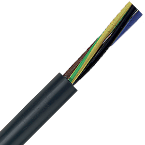 Lapp 00469153 00469153 - LAPP ÖLFLEX® HEAT 180 H05SS-F EWKF High Temperature Control Cable - Unshielded - 14 AWG 5 Conductor - Black 00469153 on Powermatic Associates