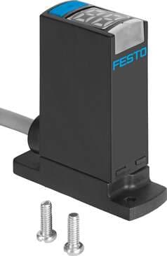 Festo 8001444 pressure sensor SPAE-V1R-F-PNLK-2.5K Authorisation: (* RCM Mark, * c UL us - Recognized (OL)), CE mark (see declaration of conformity): (* to EU directive for EMC, * in accordance with EU RoHS directive), KC mark: KC-EMV, Materials note: Conforms to RoHS, 8001444 on Powermatic Associates