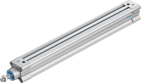 Festo 1376431 standards-based cylinder DSBC-32-320-PPVA-N3 With adjustable cushioning at both ends. Stroke: 320 mm, Piston diameter: 32 mm, Piston rod thread: M10x1,25, Cushioning: PPV: Pneumatic cushioning adjustable at both ends, Assembly position: Any 1376431 on Powermatic Associates