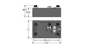 Turck BLCEN-1M12MT-1RS232 BLCEN-1M12MT-1RS232 Turck - BLCEN-1M12MT-1RS232 BL compact™ multiprotocol fieldbus station for Industrial Ethernet, RS232 Interface BLCEN-1M12MT-1RS232 on Powermatic Associates