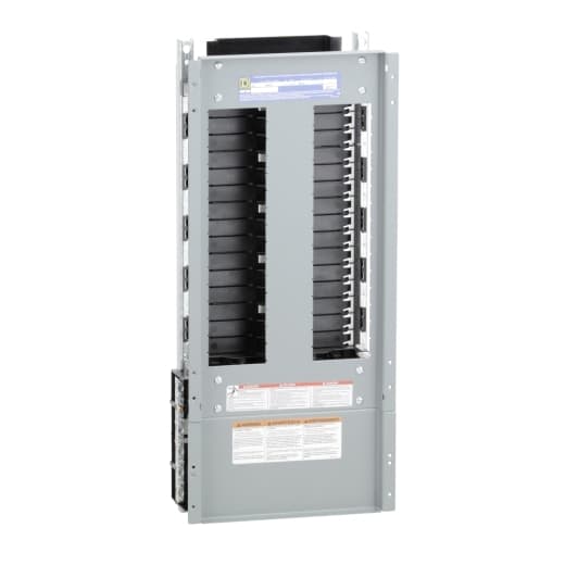 Schneider Electric NF430L1C Square D by Schneider Electric NF430L1C is a panelboard designed for three-phase (3PH-4W) networks, with a rated voltage of 480Y/277Vac and a rated current of 125A. It features a panelboard interior with 30 spaces and can accommodate up to 30 circuits. The busbar is made of copper, ensuring conductivity and durability. For connection, it supports 6AWG to 2/0AWG aluminum lugs for both line and neutral connections, catering to a wide range of wiring requirements. NF430L1C on Powermatic Associates