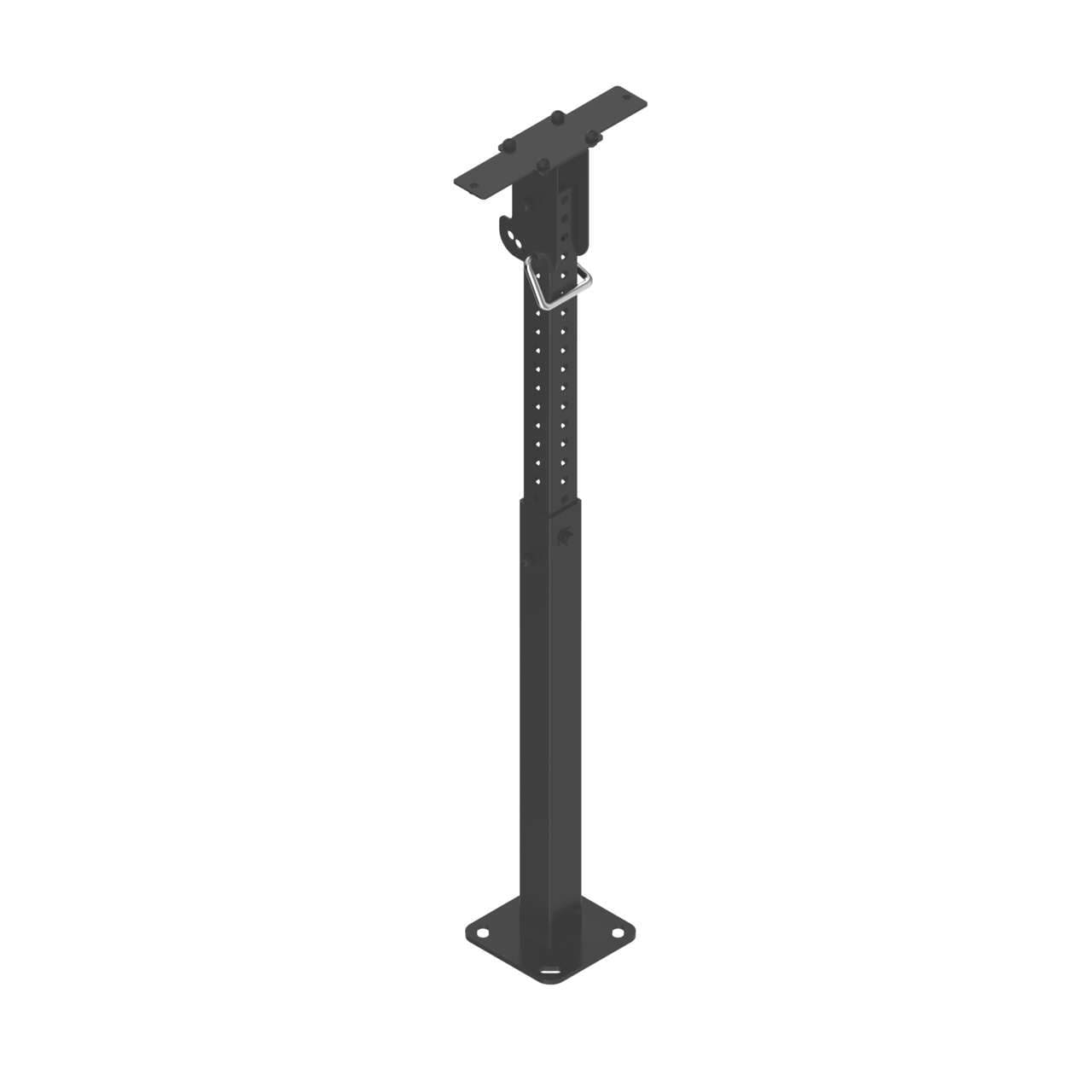 Banner STBA-RB1-S2 Banner STBA-RB1-S2 - Accessory: Run Bar Freestanding Pedestal; Adjustable Floor Mounted 800-1232 mm; Includes Swivel-mount Bracket STBA-RB1-MB3; Movable H-Shaped Floor Base with Mounting Holes 560 mm Apart; 2 in W x 1 in H x 1/8 in Cold-Rolled Steel; IP20 STBA-RB1-S2 on Powermatic Associates