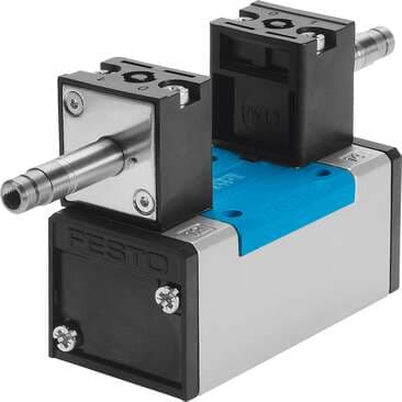 Festo 159702 solenoid valve JMN1H-5/2-D-2-C As per ISO 5599/1, with manual overrides, without solenoid coils or sockets. Solenoid coils and sockets should be ordered separately. Valve function: 5/2 bistable, Type of actuation: electrical, Width: 54 mm, Standard nomina 159702 on Powermatic Associates