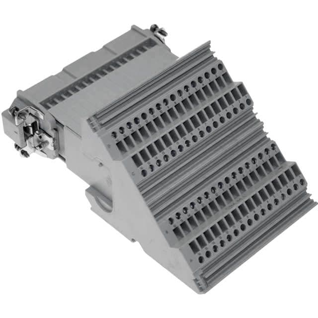 Mencom CTF-64L Standard, CT series, Female Rectangular Insert, size 104.27, 64 pin, 10 amp, Screw Left ground CTF-64L on Powermatic Associates