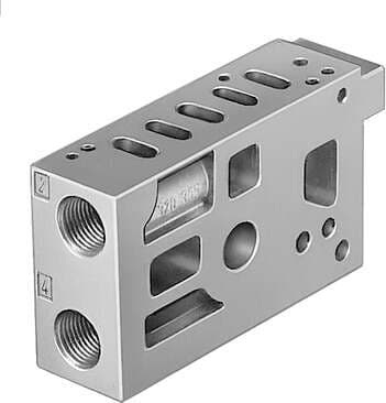 Festo 33406 series sub-base AW-ME-1/8 Product weight: 75 g, Mounting type: On sub-base, Auxiliary pilot air port 12: M5, Auxiliary pilot air port 14: M5, Pneumatic connection, port  2: G1/8 33406 on Powermatic Associates