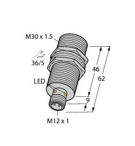 Turck BI20U-MT30-IOL6X2-H1141 BI20U-MT30-IOL6X2-H1141 Turck - BI20U-MT30-IOL6X2-H1141 Inductive Sensor, IO-Link Communication and Configuration BI20U-MT30-IOL6X2-H1141 on Powermatic Associates