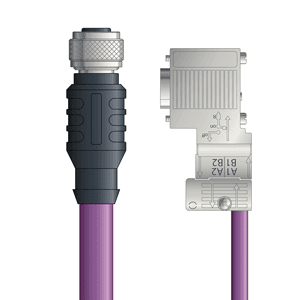 Lapp PB4110147S05 PB4110147S05 - LAPP UNITRONIC® PROFIBUS Cordsets 22 AWG / 1 pair Bus - Violet PVC - M12 Female / D-sub Node connectors - 5m PB4110147S05 on Powermatic Associates