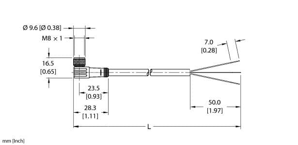 Turck PKW 3M-4 PKW 3M-4 Turck - PKW 3M-4 Actuator and Sensor Cordset, Connection Cable PKW 3M-4 on Powermatic Associates