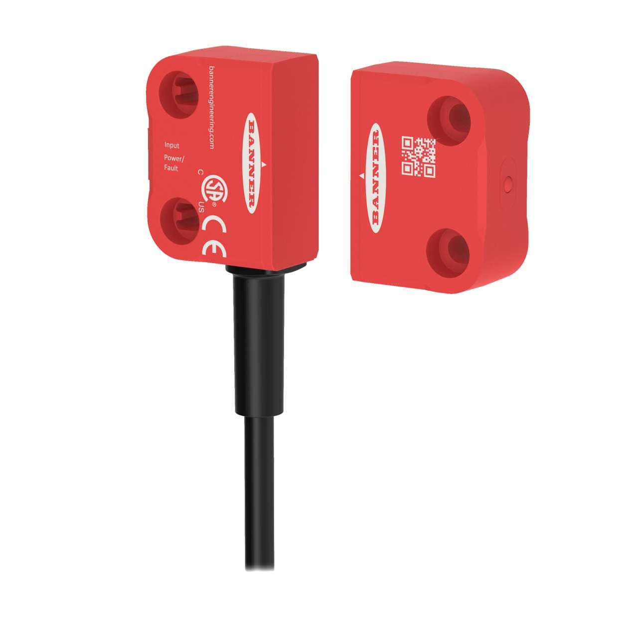 Banner SI-RFSL-UP8 SI-RF Safety Switch; Coding: Unique; Diagnostics: Series PNP; Reset: Manual; Connector: 250 mm 8-pin M12 Pigtail QD; Used With: SI-RF-A SI-RFSL-UP8 on Powermatic Associates