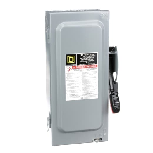 Schneider Electric H222N SWITCH FUSIBLE HD 240V 60A 2P NEMA1 H222N on Powermatic Associates